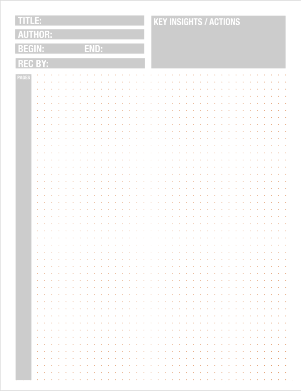 Download My Study Notes Template TODD HENRY