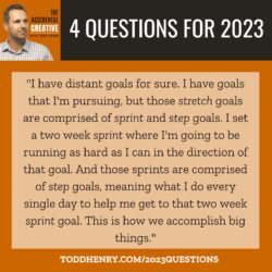 Part One: 4 Questions For 2023